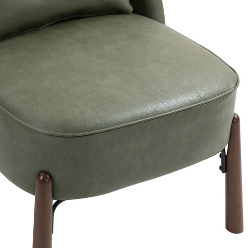 EVIE HOME CASE FAUX LEATHER ACCENT CHAIR