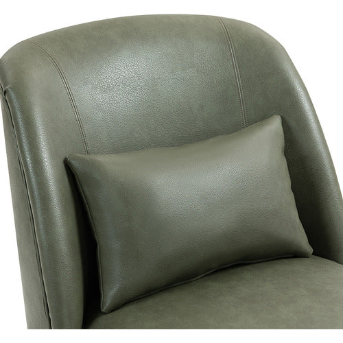 EVIE HOME CASE FAUX LEATHER ACCENT CHAIR