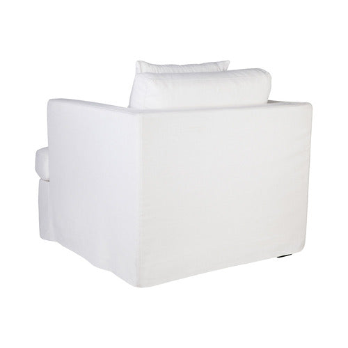 REXINGTON HOME WHITE SADIE SLIPCOVER ARMCHAIR