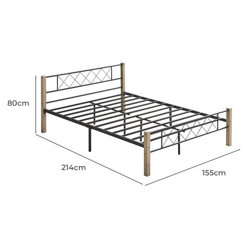 LUNA CO. CERRADO RUBBERWOOD PLATFORM BED
