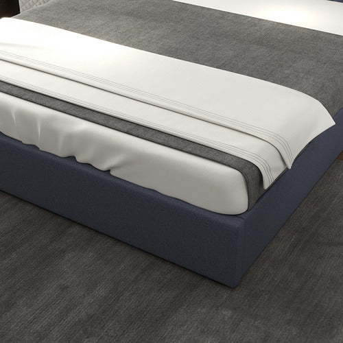 CHISWICK LIVING CHARCOAL CAPRI LUXURY GAS LIFT STORAGE BED