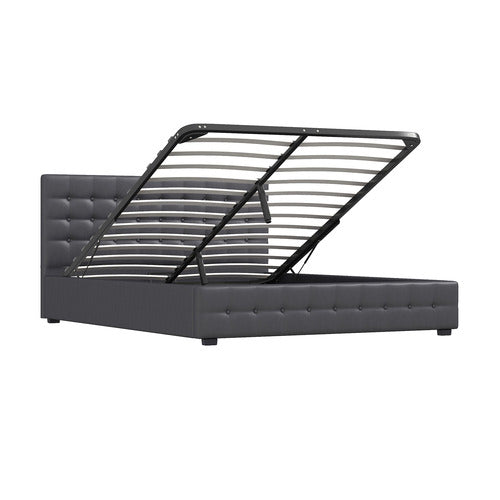 CHISWICK LIVING CHARCOAL DELPHI GAS LIFT STORAGE BED