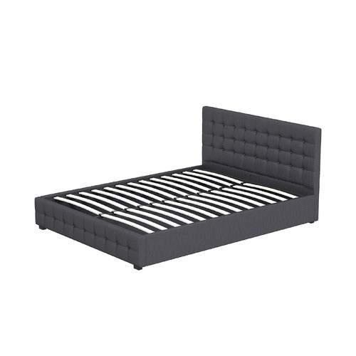 CHISWICK LIVING CHARCOAL DELPHI GAS LIFT STORAGE BED