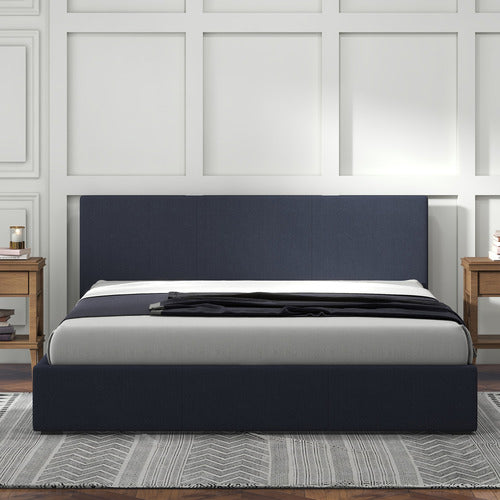 CHISWICK LIVING CHARCOAL MILANO LUXURY GAS LIFT STORAGE BED