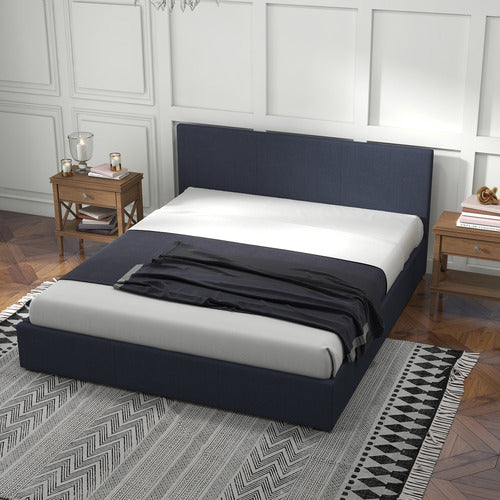 CHISWICK LIVING CHARCOAL MILANO LUXURY GAS LIFT STORAGE BED