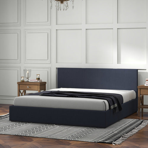 CHISWICK LIVING CHARCOAL MILANO LUXURY GAS LIFT STORAGE BED