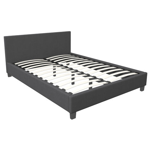CHISWICK LIVING CHARCOAL SIENNA LUXURY BED FRAME