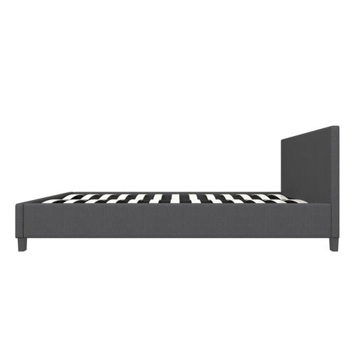CHISWICK LIVING CHARCOAL SIENNA LUXURY BED FRAME