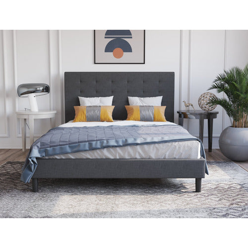 RAWSON & CO CHARCOAL WILTSHIRE UPHOLSTERED BED FRAME