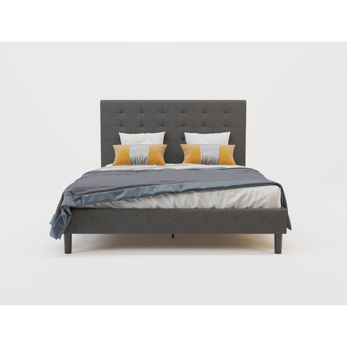 RAWSON & CO CHARCOAL WILTSHIRE UPHOLSTERED BED FRAME