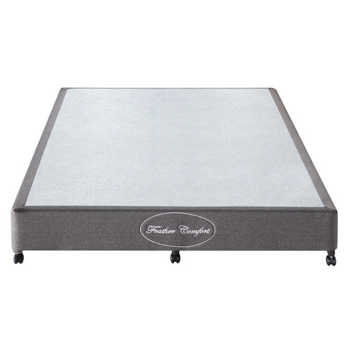 SOUTHERN STYLERS CHARCOAL LIFFLE UPHOLSTERED BED BASE