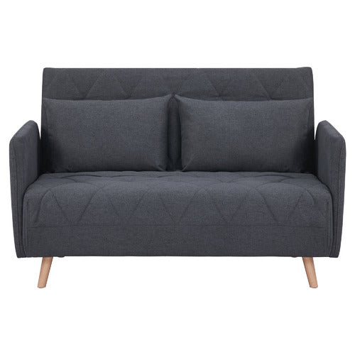 PALMGROVE LANE CHARCOAL LIAM 2 SEATER SOFA BED