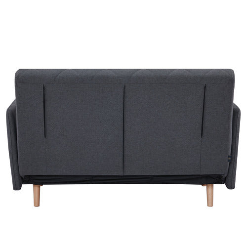 PALMGROVE LANE CHARCOAL LIAM 2 SEATER SOFA BED