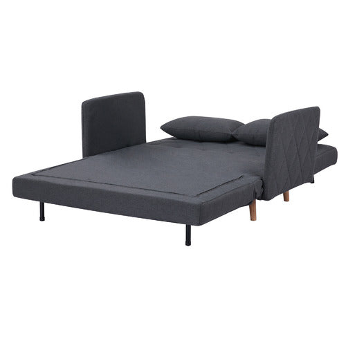 PALMGROVE LANE CHARCOAL LIAM 2 SEATER SOFA BED