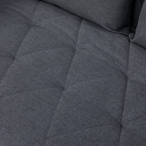 PALMGROVE LANE CHARCOAL LIAM 2 SEATER SOFA BED