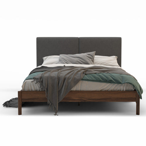 RAWSON & CO CHARCOAL TROLIG WOODEN BED FRAME