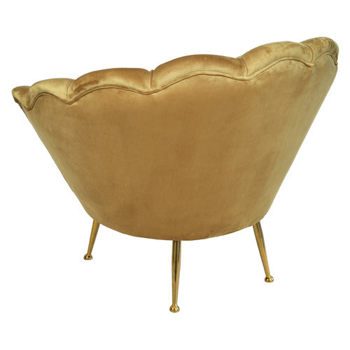 BROOKLYN AND BELLA CHARLEMAGNE VELVET ARMCHAIR