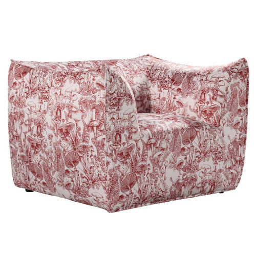 BY DESIGNS CHARLOTTE VELVET ACCENT CHAIR