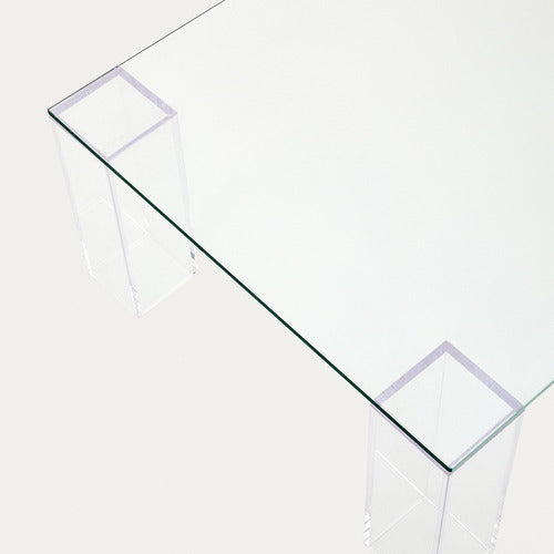 LINEA FURNITURE CHAUNCEY GLASS COFFEE TABLE