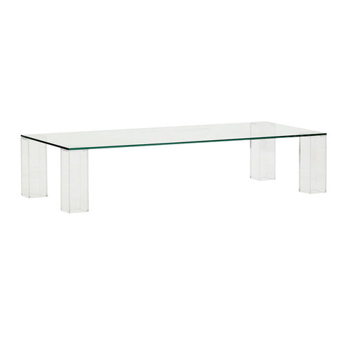 LINEA FURNITURE CHAUNCEY GLASS COFFEE TABLE
