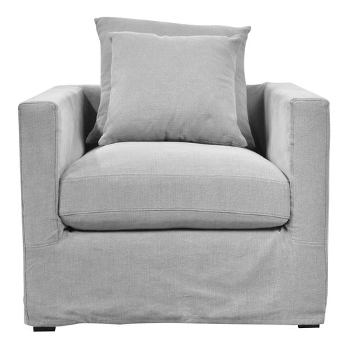 CHARTWELL HOME CHILALEA LINEN & COTTON ARMCHAIR