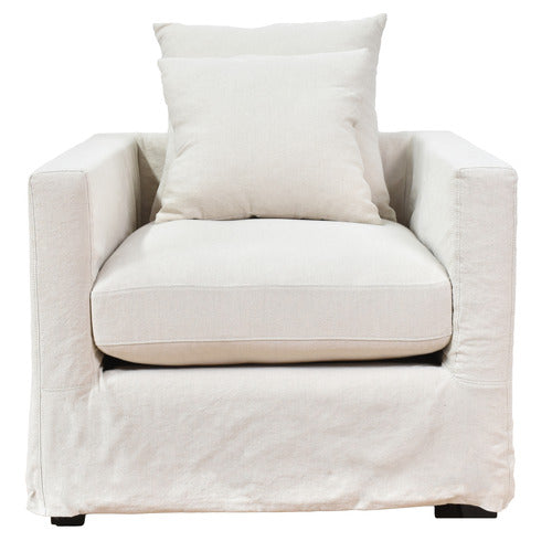 CHARTWELL HOME CHILALEA LINEN & COTTON ARMCHAIR
