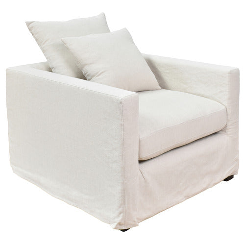 CHARTWELL HOME CHILALEA LINEN & COTTON ARMCHAIR