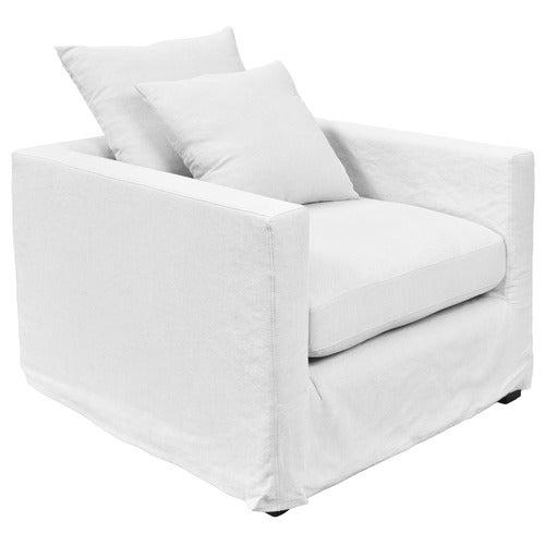 CHARTWELL HOME CHILALEA LINEN & COTTON ARMCHAIR