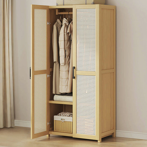 MODERN COLLECTIVE CIARAN 2 DOOR BAMBOO WARDROBE
