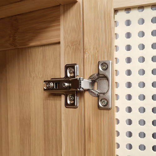 MODERN COLLECTIVE CIARAN 2 DOOR BAMBOO WARDROBE