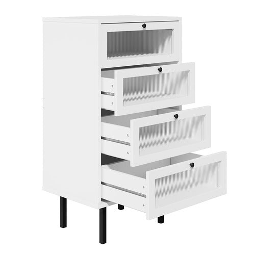 LIVING FUSION FIORA 4 DRAWER TALLBOY