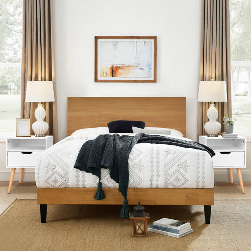HOXTON ROOM CINAR 1 DRAWER & SHELF BEDSIDE TABLE