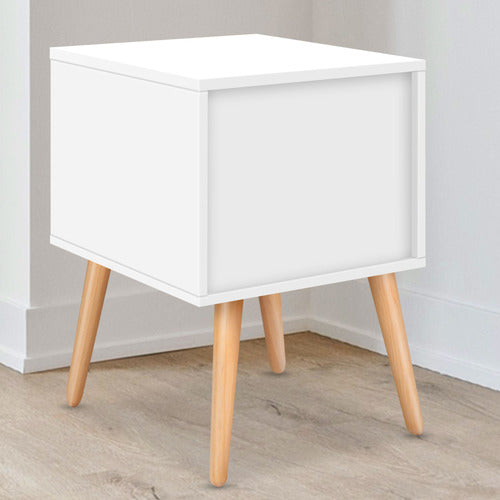 HOXTON ROOM CINAR 1 DRAWER & SHELF BEDSIDE TABLE