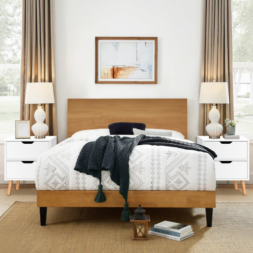 HOXTON ROOM CINAR 2 DRAWER BEDSIDE TABLE