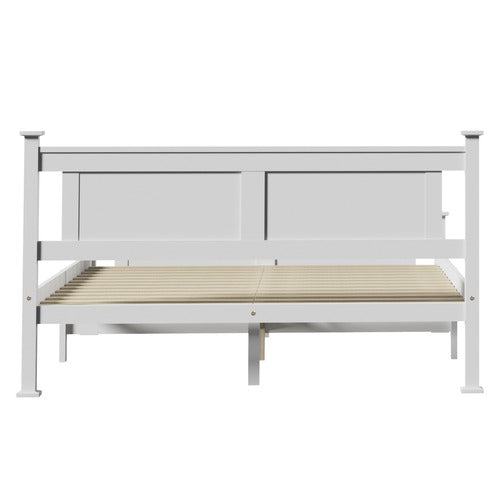 LIVING FUSION CLARA PINE WOOD BED FRAME