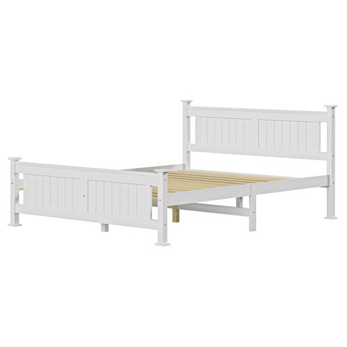 LIVING FUSION CLARA PINE WOOD BED FRAME