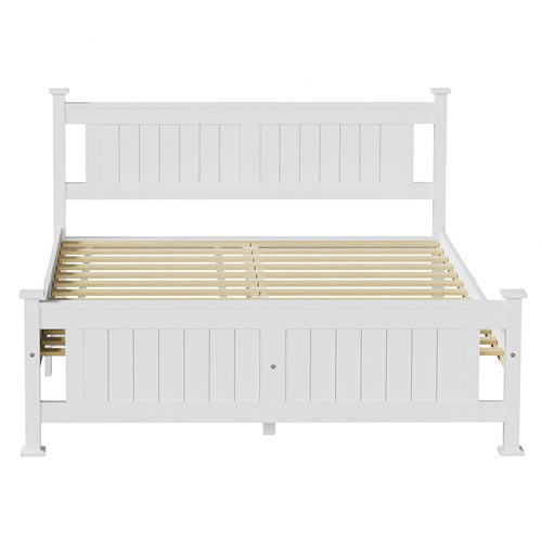 LIVING FUSION CLARA PINE WOOD BED FRAME