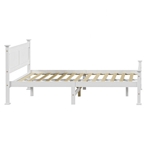 LIVING FUSION CLARA PINE WOOD BED FRAME