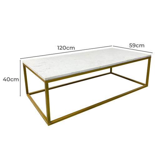 HOME & LIFESTYLE CLARENCE MARBLE COFFEE TABLE