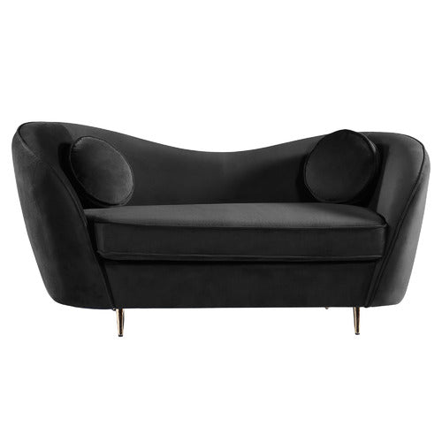 BY DESIGNS ARKISHA 2 SEATER VELVET SOFA