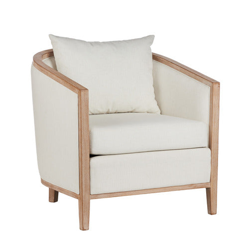 THE HOME COLLECTIVE CLAUDIA COTTON-BLEND ARMCHAIR