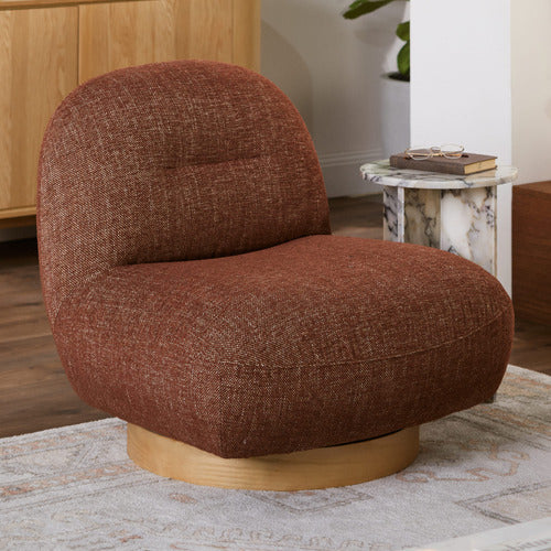 COBBLE SWIVEL ACCENT CHAIR