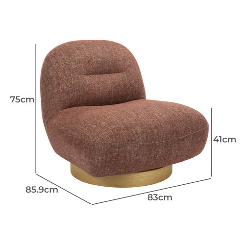 COBBLE SWIVEL ACCENT CHAIR