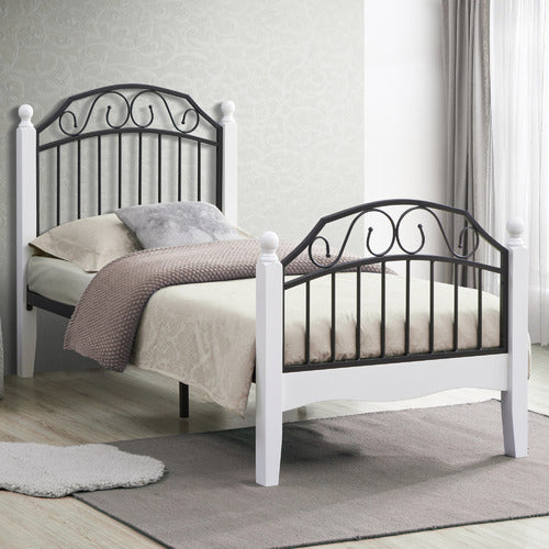 LUNA CO. COCONINO RUBBERWOOD PLATFORM BED