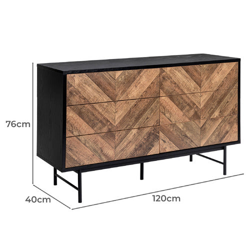 CORE LIVING MERRICK 6 DRAWER CHEST