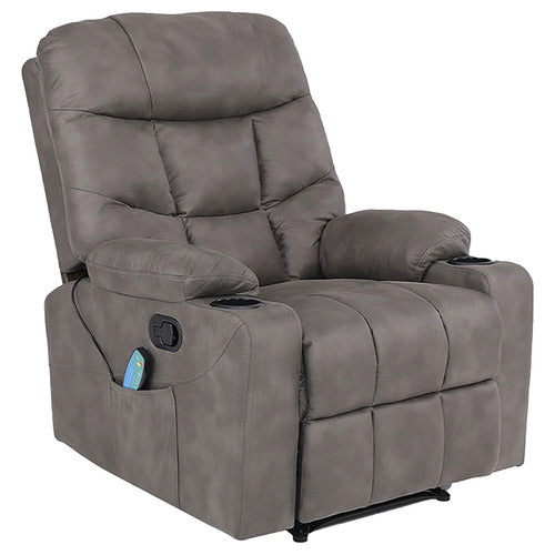OAKLEIGH HOME CONESUS FAUX LEATHER MASSAGE RECLINER CHAIR