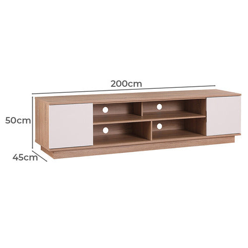 MONUMENT FURNITURE CONRAD 2 DOOR ENTERTAINMENT UNIT
