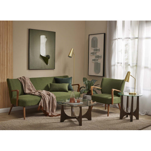 THE HOME COLLECTIVE COOPER 3 SEATER UPHOLSTERED SOFA