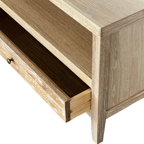 HAMILTON FURNITURE CORWIN OAK WOOD TV UNIT