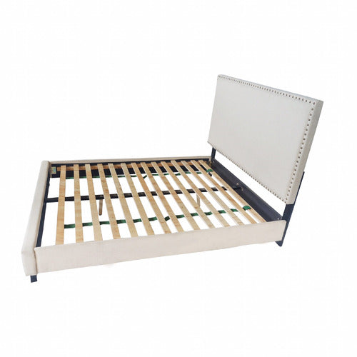 MIKASA FURNITURE CREAM ISABELLA BED FRAME